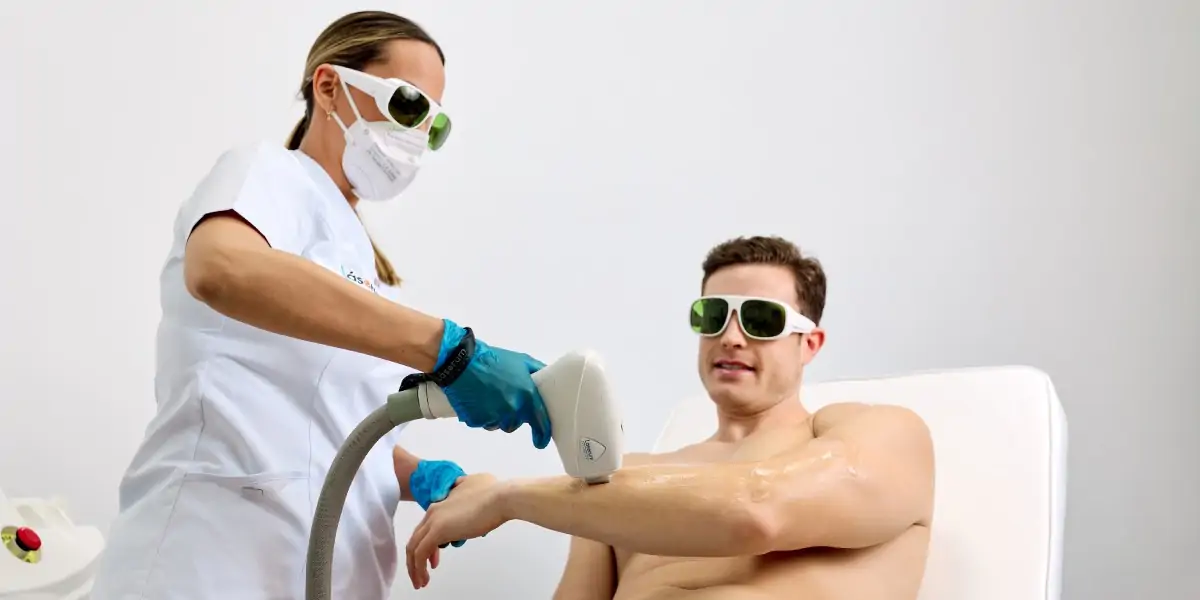 primeira sessão laser