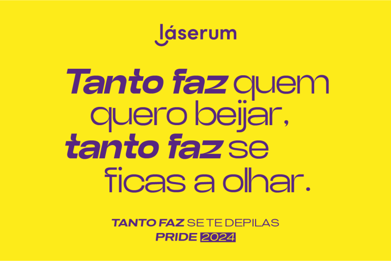 Campanha do orgulho LGBTQ+ da Laserum Portugal